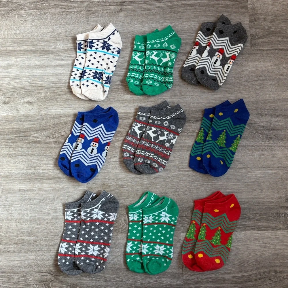 Christmas ankle socks